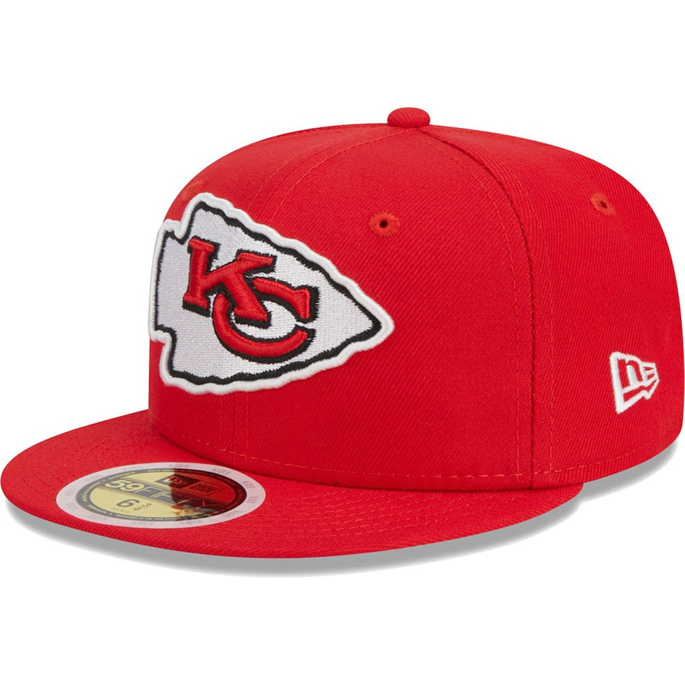Kansas City Chiefs New Era Youth Main 59FIFTY Fitted Hat - Red - NFL