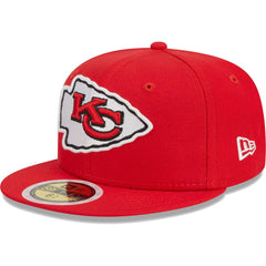 Kansas City Chiefs New Era Youth Main 59FIFTY Fitted Hat - Red - NFL