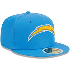 Los Angeles Chargers New Era Youth Main 59FIFTY Fitted Hat - Powder Blue - NFL