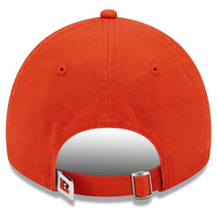 Cincinnati Bengals New Era Women's Main Core Classic 2.0 9TWENTY Adjustable Hat - Orange - NFL
