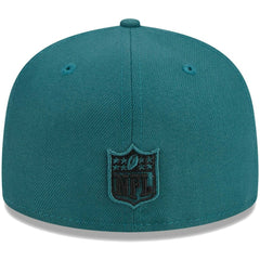 Philadelphia Eagles New Era Youth Main 59FIFTY Fitted Hat - Midnight Green - NFL