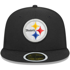 Pittsburgh Steelers New Era Youth Main 59FIFTY Fitted Hat - Black - NFL