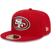 San Francisco 49ers New Era Youth Main 59FIFTY Fitted Hat - Scarlet - NFL