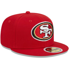 San Francisco 49ers New Era Youth Main 59FIFTY Fitted Hat - Scarlet - NFL