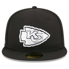 Kansas City Chiefs New Era Main Patch 59FIFTY Fitted Hat - Black - NFL