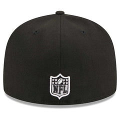 Kansas City Chiefs New Era Main Patch 59FIFTY Fitted Hat - Black - NFL