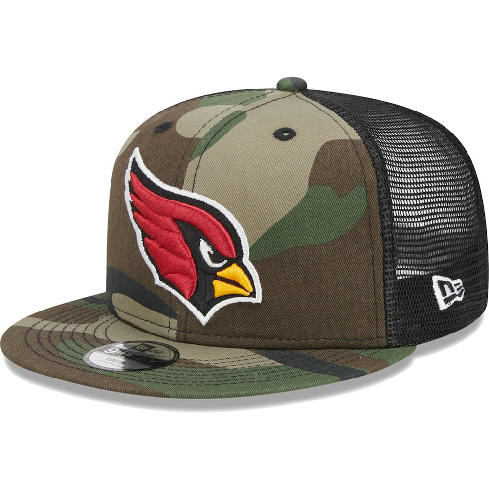 Arizona Cardinals New Era Youth Main Trucker 9FIFTY Snapback Hat - Camo - NFL