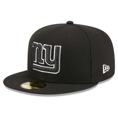 New York Giants New Era Main Patch 59FIFTY Fitted Hat - Black - NFL
