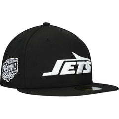 New York Jets New Era Main Patch 59FIFTY Fitted Hat - Black - NFL