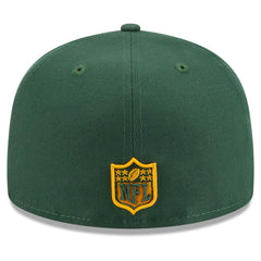 Green Bay Packers New Era Main Patch 59FIFTY Fitted Hat - Green - NFL