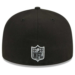 Las Vegas Raiders New Era Main Patch 59FIFTY Fitted Hat - Black - NFL