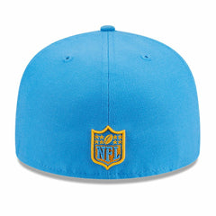 Los Angeles Chargers New Era Main Patch 59FIFTY Fitted Hat - Powder Blue - NFL