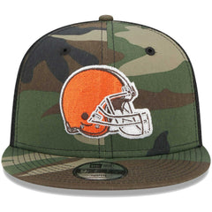 Cleveland Browns New Era Youth Main Trucker 9FIFTY Snapback Hat - Camo - NFL