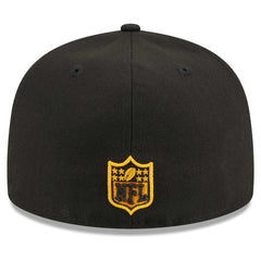 Pittsburgh Steelers New Era Main Patch 59FIFTY Fitted Hat - Black - NFL