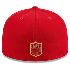 San Francisco 49ers New Era Main Patch 59FIFTY Fitted Hat - Scarlet - NFL