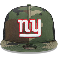 New York Giants New Era Youth Main Trucker 9FIFTY Snapback Hat - Camo - NFL
