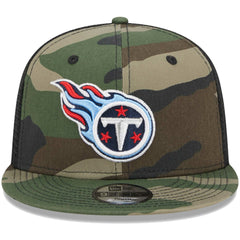 Tennessee Titans New Era Youth Main Trucker 9FIFTY Snapback Hat - Camo - NFL