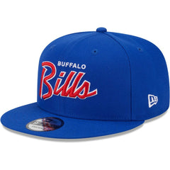 Buffalo Bills New Era Main Script 9FIFTY Snapback Hat - Royal - NFL