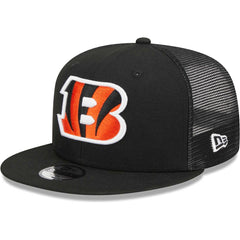 Cincinnati Bengals New Era Youth Main Trucker 9FIFTY Snapback Hat - Black - NFL