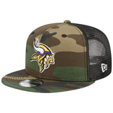 Minnesota Vikings New Era Main Trucker 9FIFTY Snapback Hat - Camo - NFL