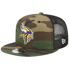 Minnesota Vikings New Era Main Trucker 9FIFTY Snapback Hat - Camo - NFL