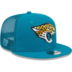 Jacksonville Jaguars New Era Youth Main Trucker 9FIFTY Snapback Hat - Teal - NFL