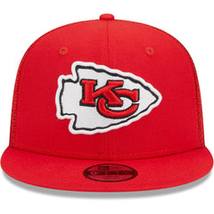 Kansas City Chiefs New Era Youth Main Trucker 9FIFTY Snapback Hat - Red - NFL