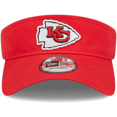 Kansas City Chiefs New Era Main Adjustable Visor - Red - NFL