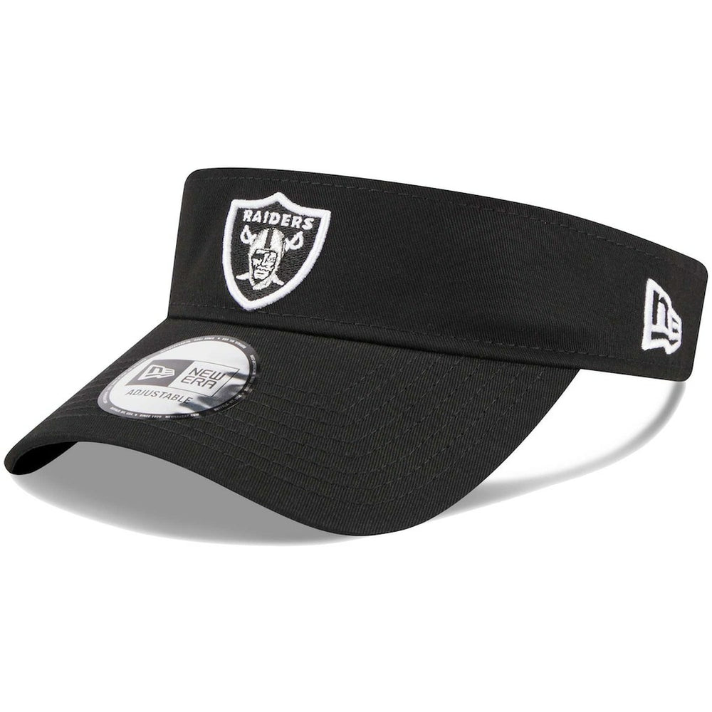 Las Vegas Raiders New Era Main Adjustable Visor - Black - NFL
