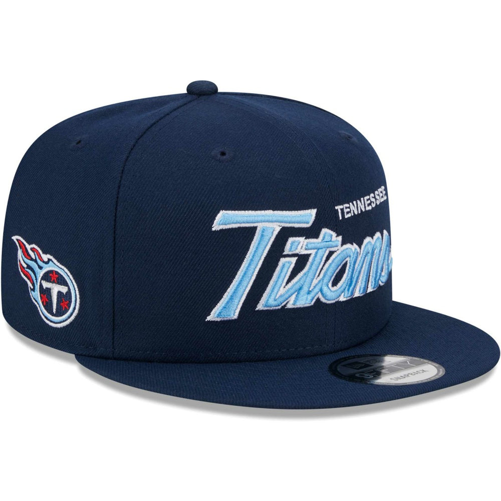 Tennessee Titans New Era Main Script 9FIFTY Snapback Hat - Navy - NFL