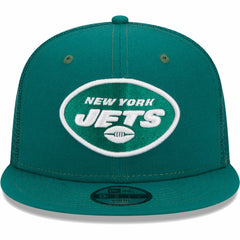 New York Jets New Era Youth Main Trucker 9FIFTY Snapback Hat - Green - NFL