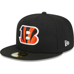 Cincinnati Bengals New Era Main 59FIFTY Fitted Hat - Black - NFL