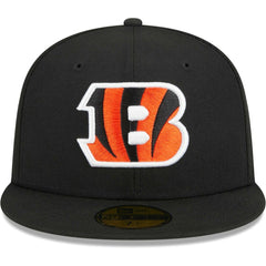 Cincinnati Bengals New Era Main 59FIFTY Fitted Hat - Black - NFL
