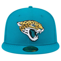 Jacksonville Jaguars New Era Main 59FIFTY Fitted Hat - Teal - NFL