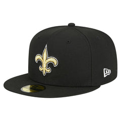 New Orleans Saints New Era Main 59FIFTY Fitted Hat - Black - NFL