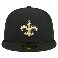 New Orleans Saints New Era Main 59FIFTY Fitted Hat - Black - NFL