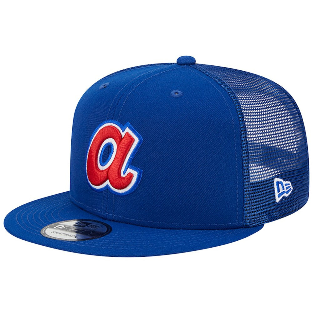 Atlanta Braves New Era Cooperstown Collection Team Color Trucker 9FIFTY Snapback Hat Online
