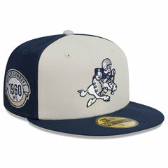 Dallas Cowboys New Era 2023 Sideline Historic 59FIFTY Fitted Hat - Cream/Navy - NFL