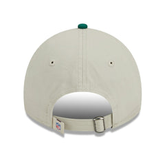 New York Jets New Era 2023 Sideline Historic 9TWENTY Adjustable Hat - Cream/Green - NFL
