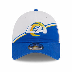 Los Angeles Rams New Era Youth 2023 Sideline 9TWENTY Adjustable Hat - White/Royal - NFL