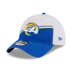 Los Angeles Rams New Era Youth 2023 Sideline 9TWENTY Adjustable Hat - White/Royal - NFL