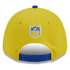 Los Angeles Rams New Era 2023 Sideline 9FORTY Adjustable Hat - Gold/Royal - NFL