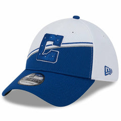 Indianapolis Colts New Era 2023 Sideline 39THIRTY Flex Hat - White/Royal - NFL