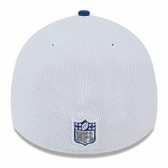 Indianapolis Colts New Era 2023 Sideline 39THIRTY Flex Hat - White/Royal - NFL