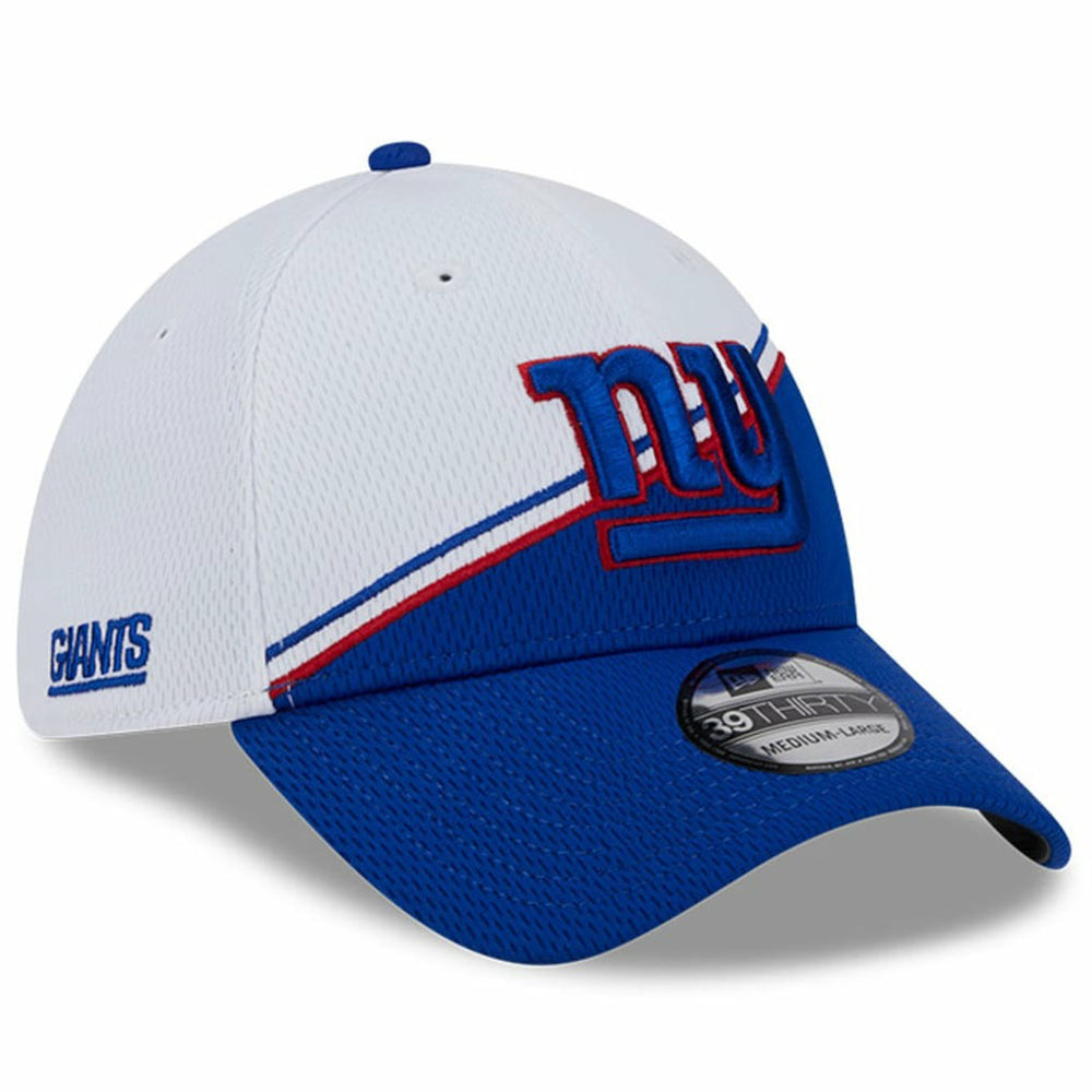 New York Giants New Era 2023 Sideline 39THIRTY Flex Hat - White/Royal - NFL