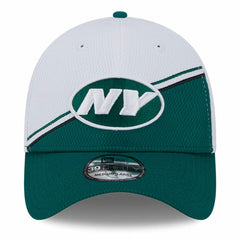 New York Jets New Era 2023 Sideline 39THIRTY Flex Hat - White/Green - NFL