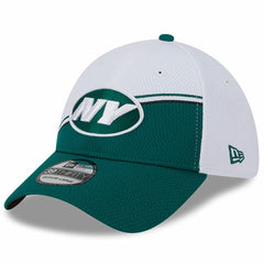 New York Jets New Era 2023 Sideline 39THIRTY Flex Hat - White/Green - NFL
