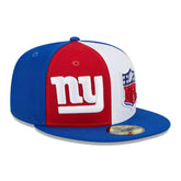 New York Giants New Era 2023 Sideline 59FIFTY Fitted Hat - Red/Royal - NFL