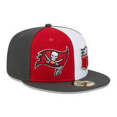 Tampa Bay Buccaneers New Era 2023 Sideline 59FIFTY Fitted Hat - Red/Pewter - NFL