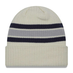 Dallas Cowboys New Era Vintage Cuffed Knit Hat - Cream - NFL